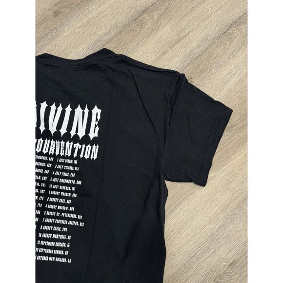 Vintage Y2K Slayer Divine Intourvention Band Tee Skull Bones Concert Tour Promo - Picture 16 of 16